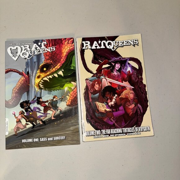 Rat Queens Vol 1 & 2 Graphic Novel Set Kurtis J. Wiebe HC Image Comics - Picture 2 of 3